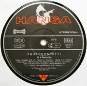 LP - Fausto Papetti - 25a Raccolta