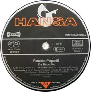 LP - Fausto Papetti - 33a Raccolta