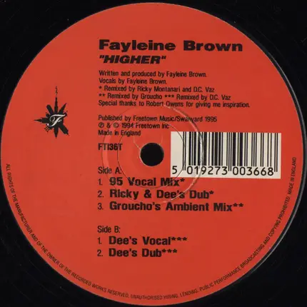 Fayleine Brown - Higher