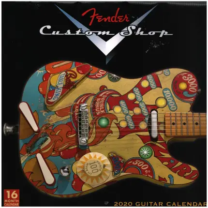 Fender - Fendee Custom Shop Guitars - 2020 Guitar Calender