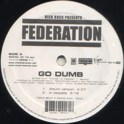 Federation - Go Dumb