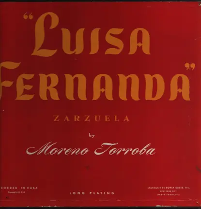 Federico Moreno Torroba - Luisa Fernanda