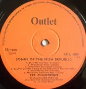 LP - Fee McGorman - Songs Of The Irish Republic - Red Labels