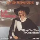 7inch Vinyl Single - Fee Von Weissenfels - Lili Marlene