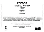Feeder - Stereo World