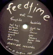 LP - feedtime - feedtime - RARE POST PUNK