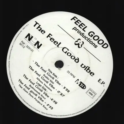 Feel Good Productions - The Feel Good Vibe EP