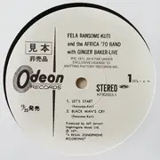 LP - Fela Kuti And Africa 70 With Ginger Baker - Live!