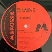 LP - Fela Kuti & Africa 70 - Gentleman - 1st US Press on Makossa