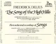CD - Frederick Delius - Delius - The Song Of The High Hills; Songs