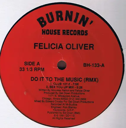 Felicia Oliver - Do It To The Music (RMX)