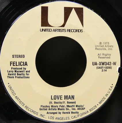 Felicia - Love Man / Happy Song
