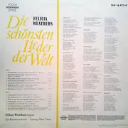LP - Felicia Weathers - Die Schönsten Lieder Der Welt