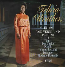 Felicia Weathers - Arien von Verdi und Puccini