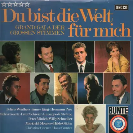 Felicia Weathers, James King, Hermann Prey,.. - Du Bist Die Welt Für Mich