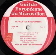 LP - Felipe Del Prado Y Sus Filarmonistas - Tangos Et Pasodobles