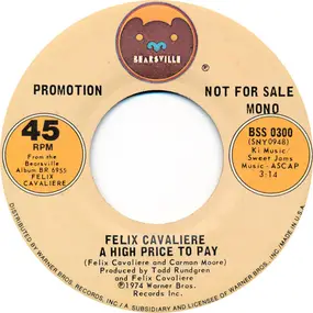 Felix Cavaliere - A High Price To pay