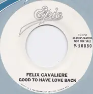 Felix Cavaliere - Good To Have Love Back