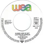 7inch Vinyl Single - Felix De Luxe - Kleines Herz In Not