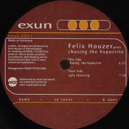 Felix Houzer - Chasing The Hypocrite