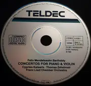 CD - Mendelssohn - Concertos For Violin D Minor - Piano A Minor