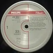 LP - Felix Mendelssohn-Bartholdy - Symphony No. 4 'Italian' / 'A Midsummer Night's Dream' - Suite