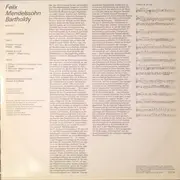 LP - Felix Mendelssohn-Bartholdy - Gewandhausorchester Leipzig , Kurt Masur - Jugendsinfonien: Sinfonia X H-moll / Sinfonia XI F-moll
