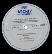 LP - Mendelssohn-Bartholdy - Symphonie Nr. 8 'Bläserfassung'