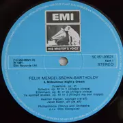 LP - Mendelssohn - A Midsummer Night's Dream - Incidental Music