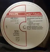 LP - Mendelssohn - Violin Concerto Op. 64 / Octet Op. 20