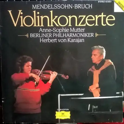 Mendelssohn / Bruch (Mutter, Karajan) - Violinkonzerte