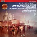 LP - Felix Mendelssohn-Bartholdy , Wiener Philharmoniker , Christoph von Dohnányi - Symphonie Nr. 4, A-Dur 'Italienische', Die Hebriden, Meeresstille Und Glückliche Fahrt
