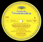LP - Mendelssohn - Symphonie Nr.4 'Italienische' & Nr.5 'Reformation'
