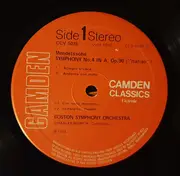 LP - Mendelssohn - Symphony No. 4 In A 'Italian' / Symphony No. 5 In D Minor 'Reformation'