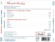 CD - Mendelssohn - Symphony No. 4 'Italian'/A Midsummer Night's Dream
