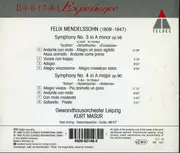 CD - Kurt Masur - Sinfonie 3 und 4