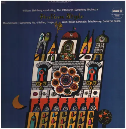 Mendelssohn / Wolf / Tchaikovsky - Symphony No. 4 Italian / Italian Serenade / Capriccio Italian