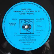 LP - Mendelssohn - Scotch Symphony - Hebrides Overture