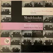 LP - Mendelssohn / Beethoven - Symphony No. 8 In F, Op. 93 / Symphony No. 4 In A, Op. 90 (Italian) - Mono