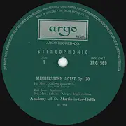 LP - Mendelssohn-Bartholdy / Boccherini - Octet Op. 20 · Quintet In C Major Op. 37 No.7