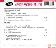 CD - Felix Mendelssohn-Bartholdy , Max Bruch , Yehudi Menuhin , Rafael Frühbeck De Burgos , Sir Adrian B - Violin Concertos