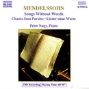 CD - Mendelssohn / Péter Nagy - Songs Without Words