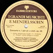 LP - Mendelssohn-Bartholdy - Kyriakou / Firkušný - Romanze Senza Parole / Concerto N.1 Op. 25 - Gatefold + Booklet