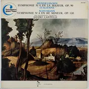 LP - Schumann / Mendelssohn - Symphonie Nº 4 'Italienne', Op. 90 / Symphonie Nº 4, Op. 120