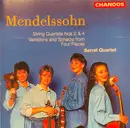 CD - Mendelssohn / Sorrel Quartet - String Quartets Nos 2 & 4 / Variations And Scherzo From Four Pieces