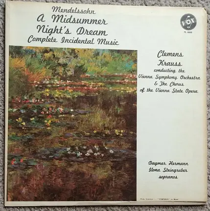 Mendelssohn-Bartholdy - A Midsummer Night's Dream: Complete Incidental Music