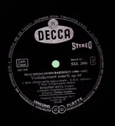 LP - Mendelssohn-Bartholdy / Bruch - R. Ricci , P. Gamba w/ LSO - Violin Concertos