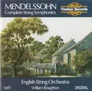 CD - Felix Mendelssohn-Bartholdy - Complete String Symphonies Vol 1