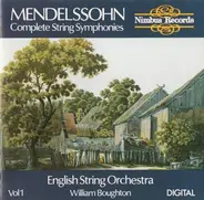 Felix Mendelssohn-Bartholdy - Complete String Symphonies Vol 1