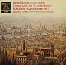 LP - Mendelssohn / Schubert - Symphony Nr.4 'Italianische' /  Symphony Nr. 5